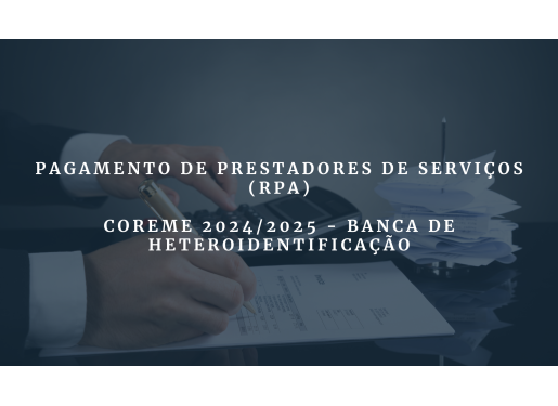 Pagamento Prestadores de Serviços (RPA)